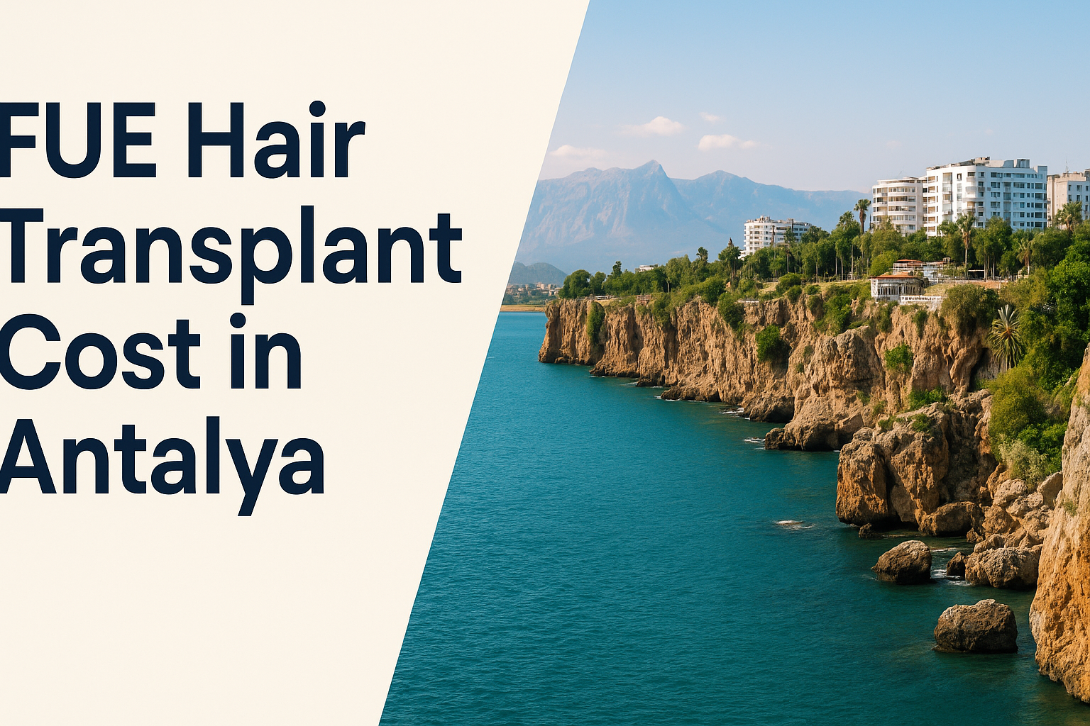 FUE Hair Transplant Cost in Antalya