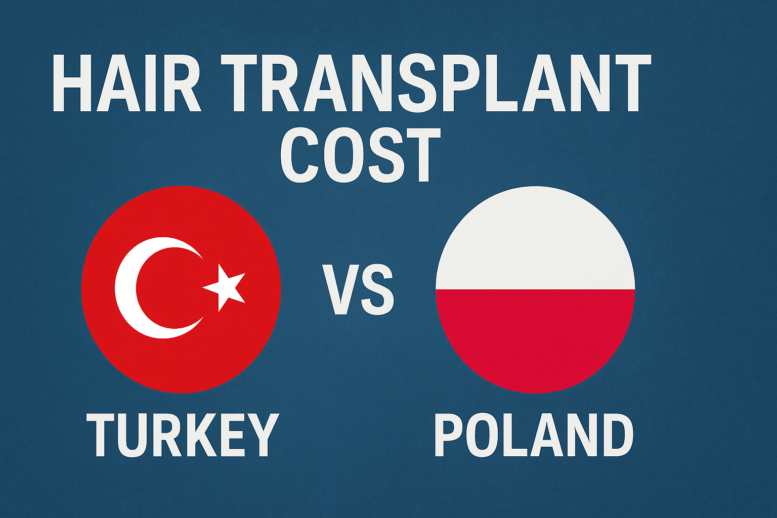 Hair Transplant Cost: Turkey vs Poland 2025 Comparison
