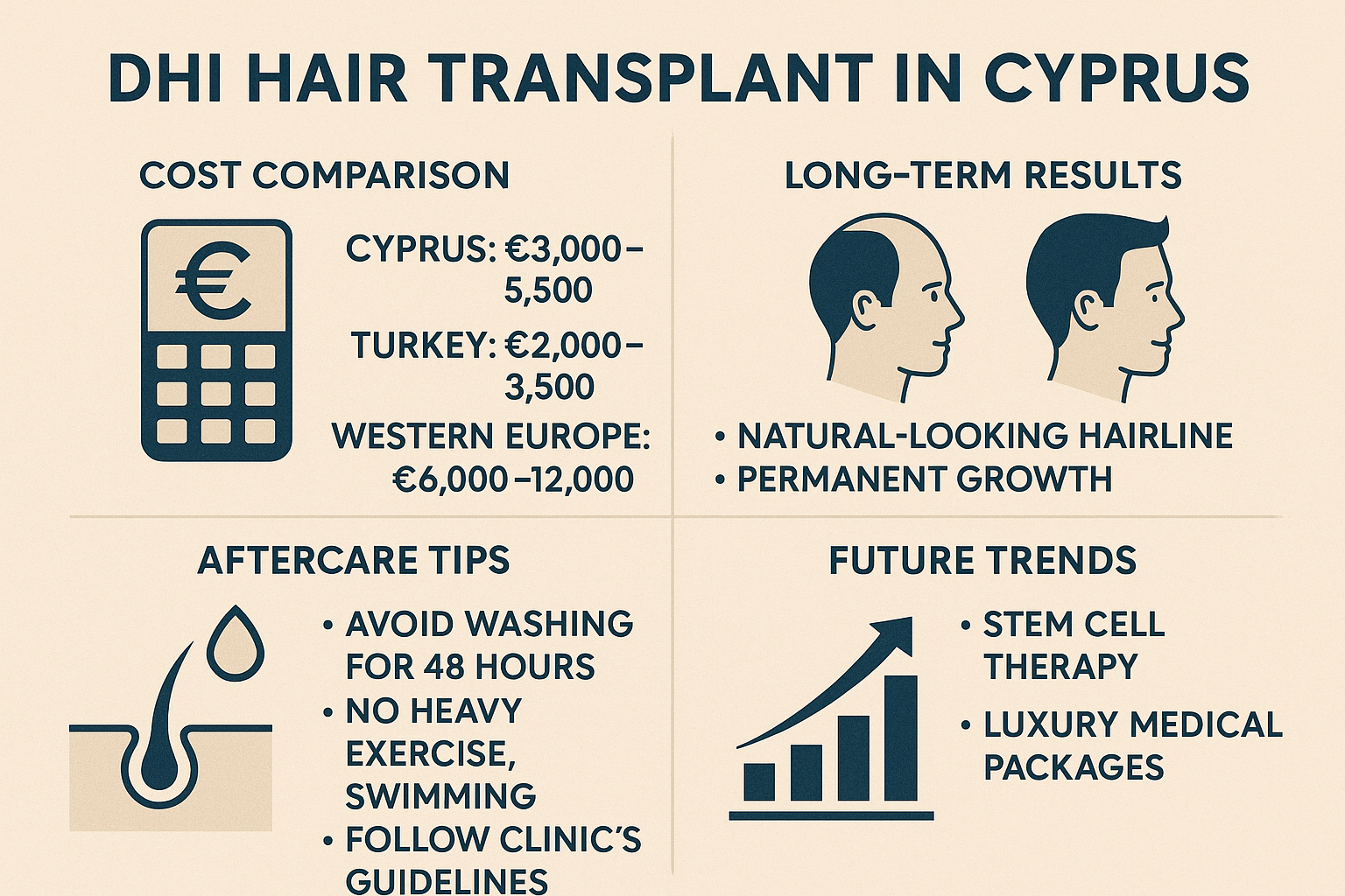 DHI Hair Transplant in Cyprus