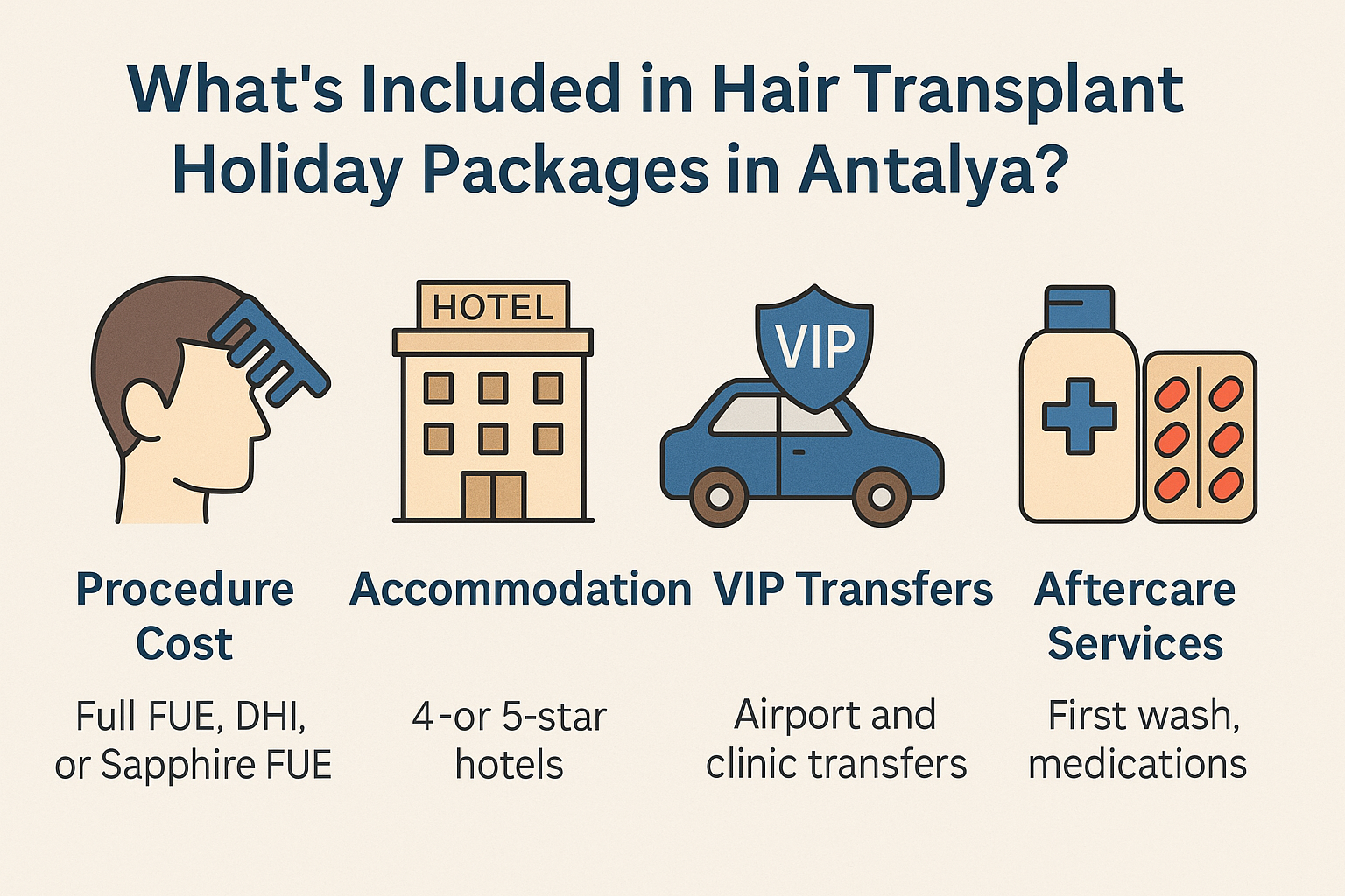 Hair Transplant in Antalya with Holiday Packages