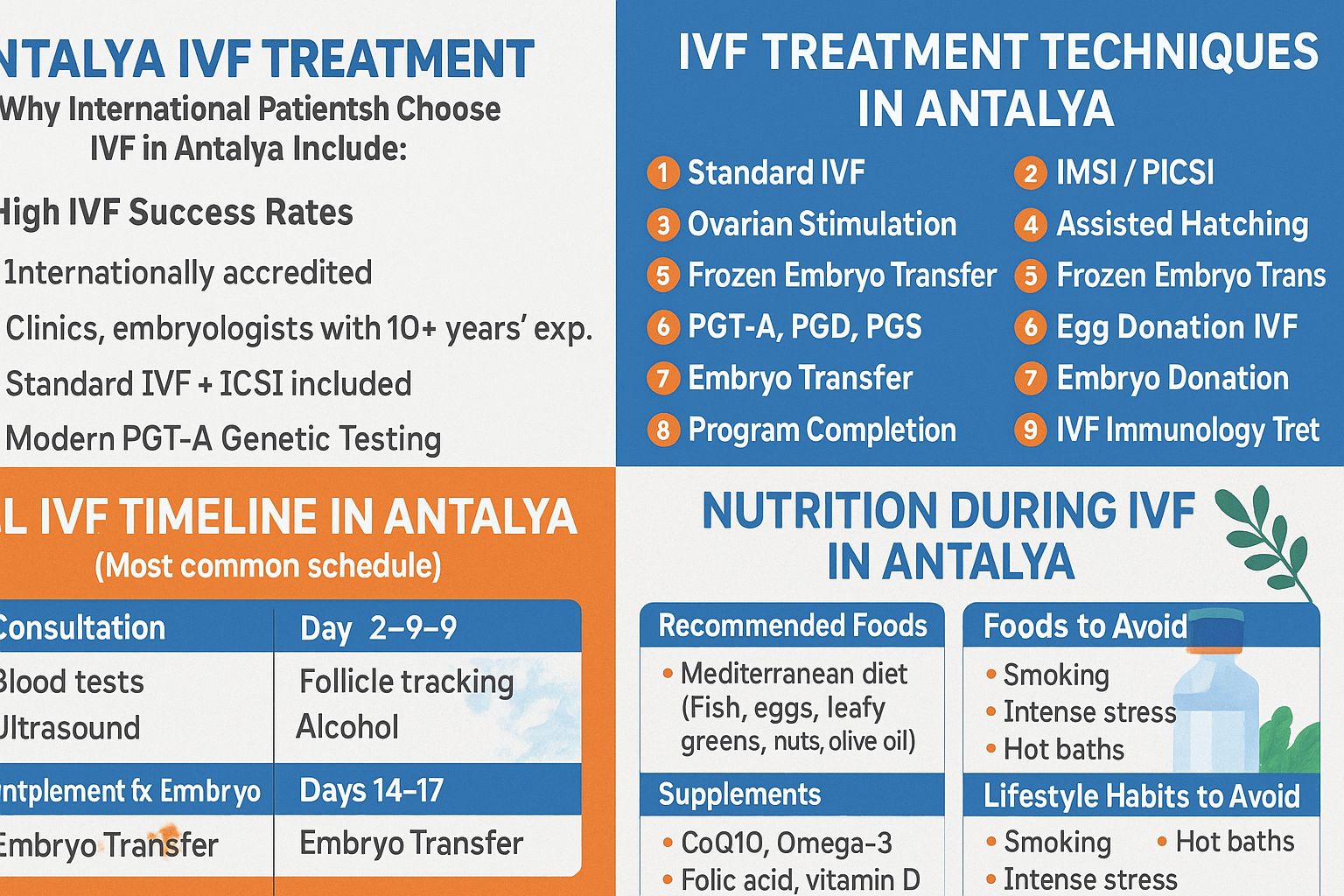 Antalya IVF Treatment: Why Thousands of International Couples Choose Antalya for IVF (In Vitro Fertilization)