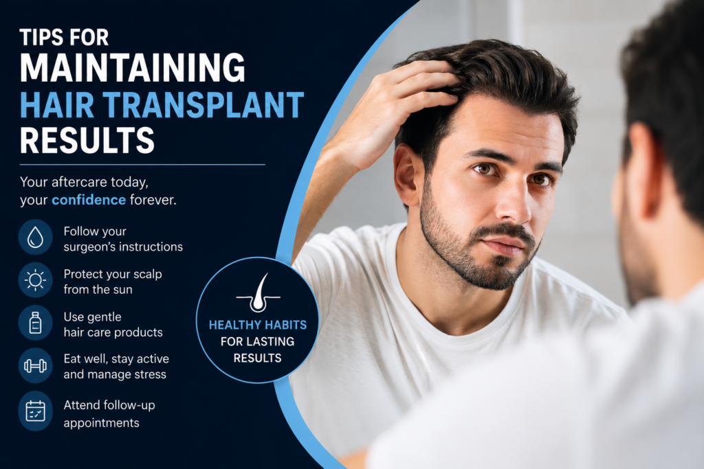 Tips for Maintaining Hair Transplant Results
