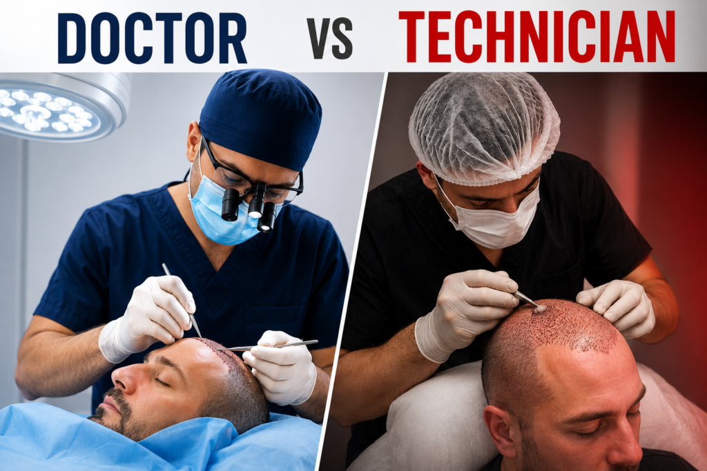 Who Actually Performs Your Hair Transplant in Antalya? Doctor vs Technician Explained
