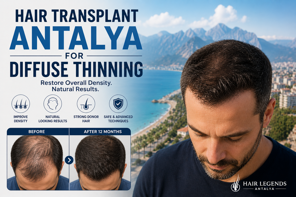 Hair Transplant Antalya for Diffuse Thinning: Can It Restore Overall Density?