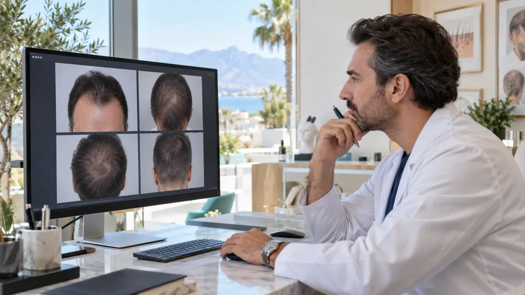 online hair transplant consultation from photos