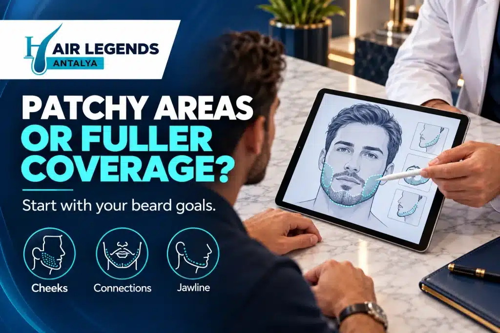 Beard Transplant Cost Turkey: Patchy Areas vs Full Beard