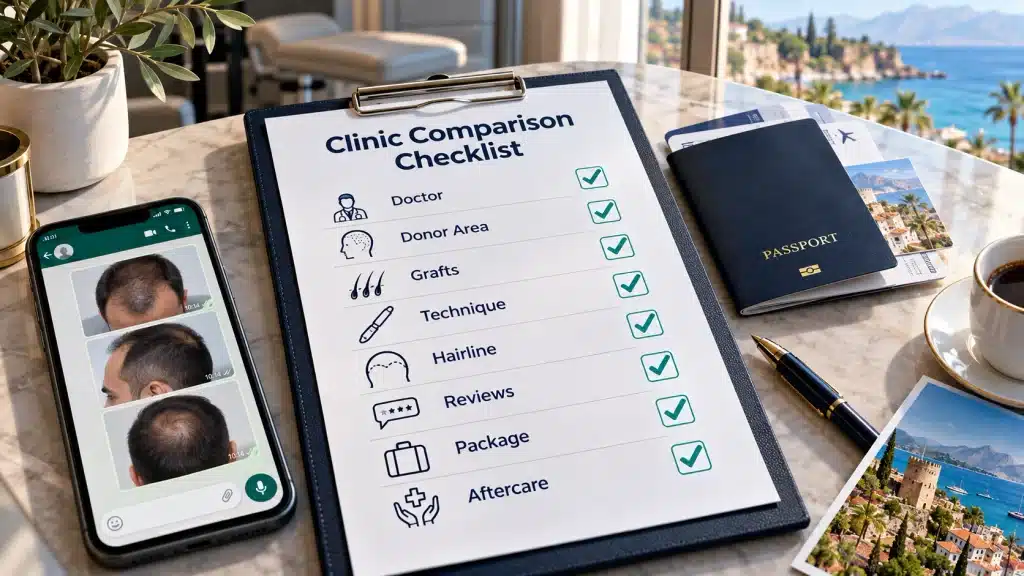 A proper hair transplant clinic comparison Turkey patients can trust should go beyond price, graft numbers and Instagram photos.